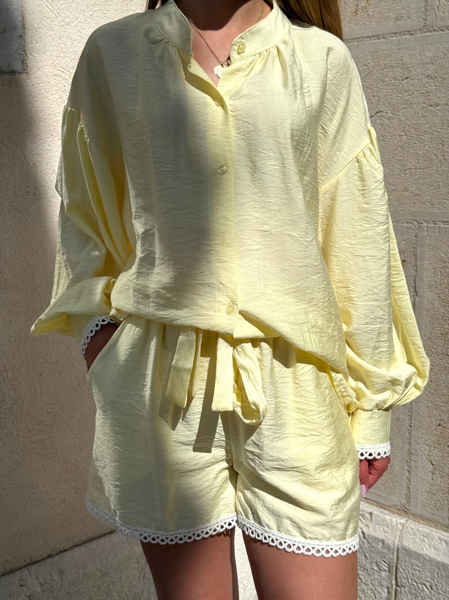 Ensemble Maëlia jaune