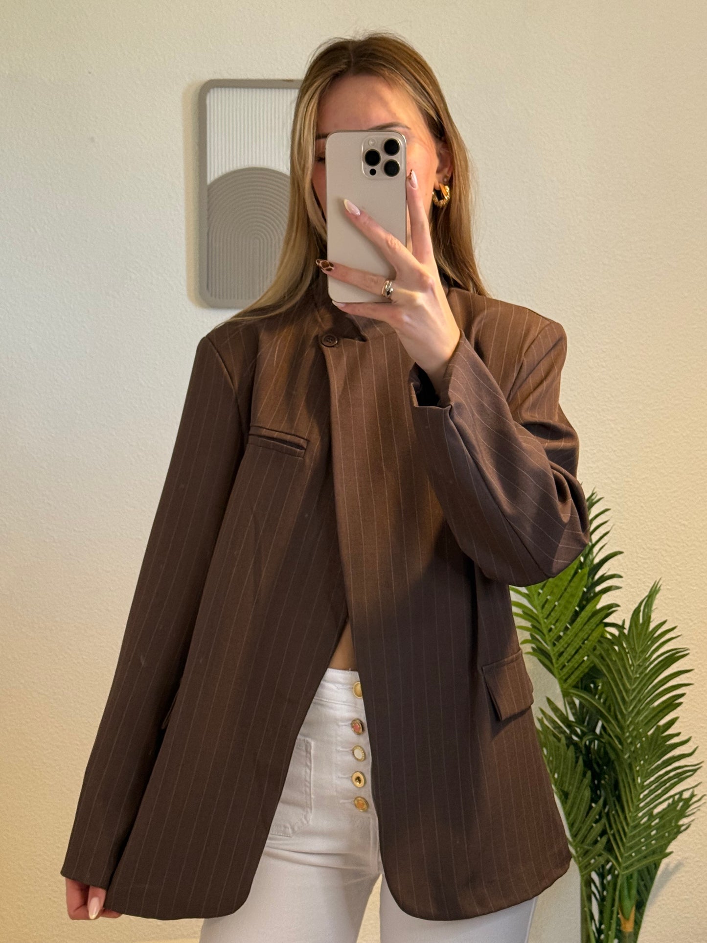 Blazer Eloïse marron