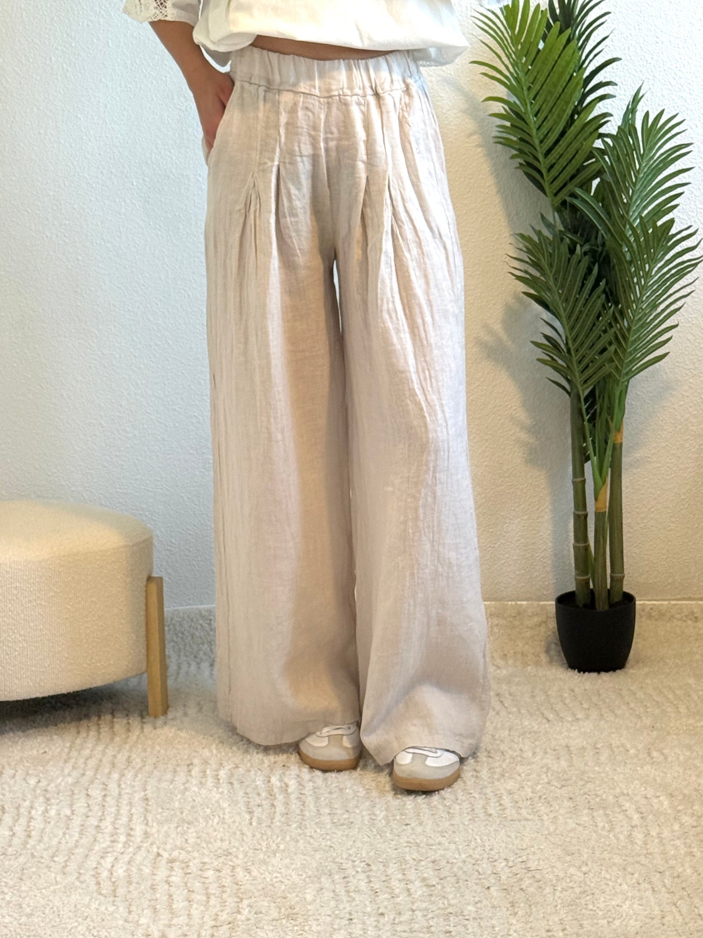 Pantalon Béla en lin