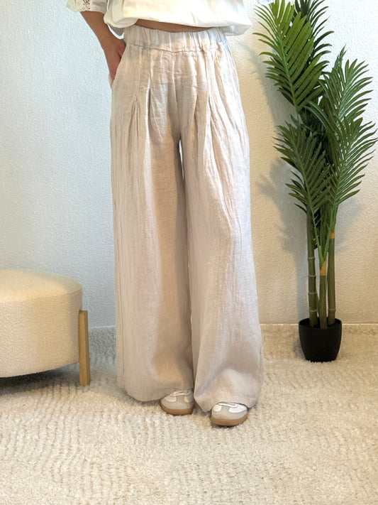 Pantalon Béla en lin