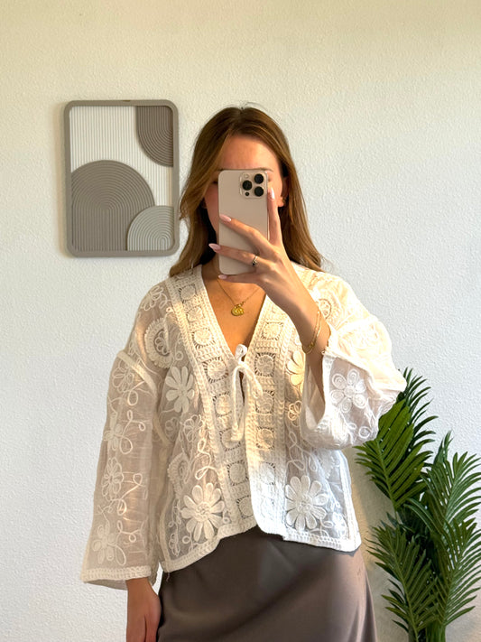 Gilet Alessia en crochet