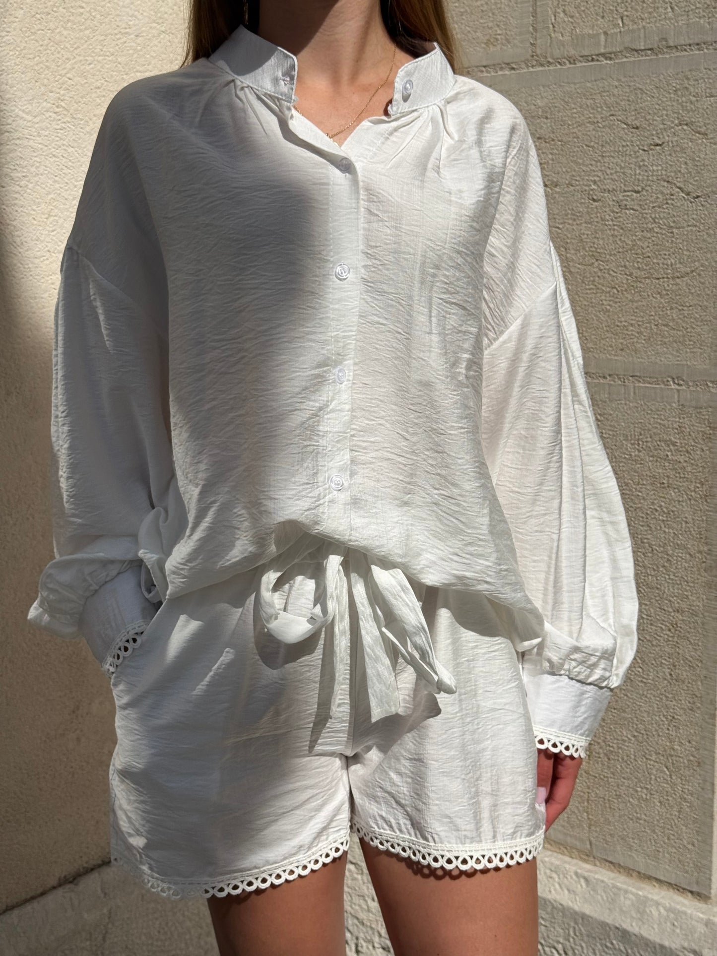 Ensemble Maëlia blanc