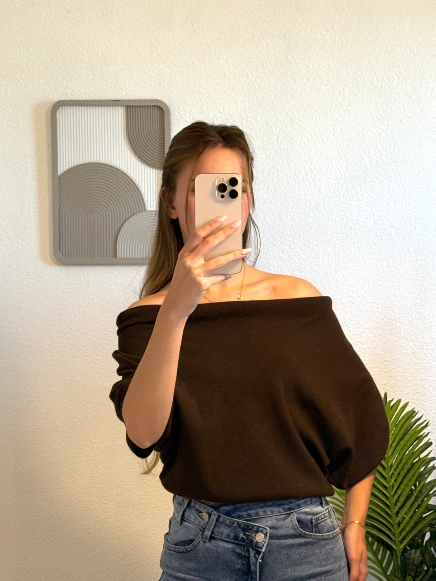 Top Livia marron
